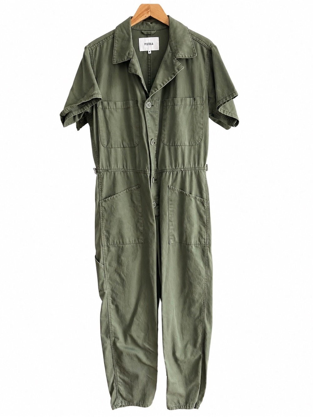 Pistola Olive Green Short-Sleeve One-Piece